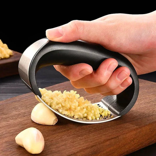 Stainless Steel Garlic Press – Durable & Easy to Use - Home Chef Hub