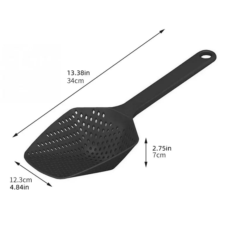 Large Funnel Strainer Spoon – The Ultimate Kitchen Tool! - Home Chef Hub