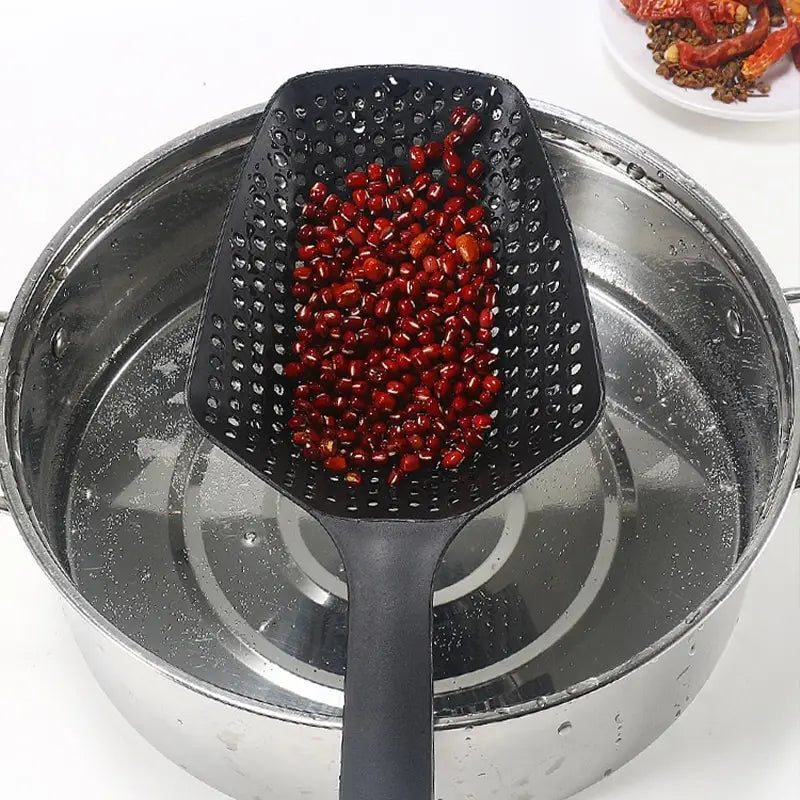 Large Funnel Strainer Spoon – The Ultimate Kitchen Tool! - Home Chef Hub