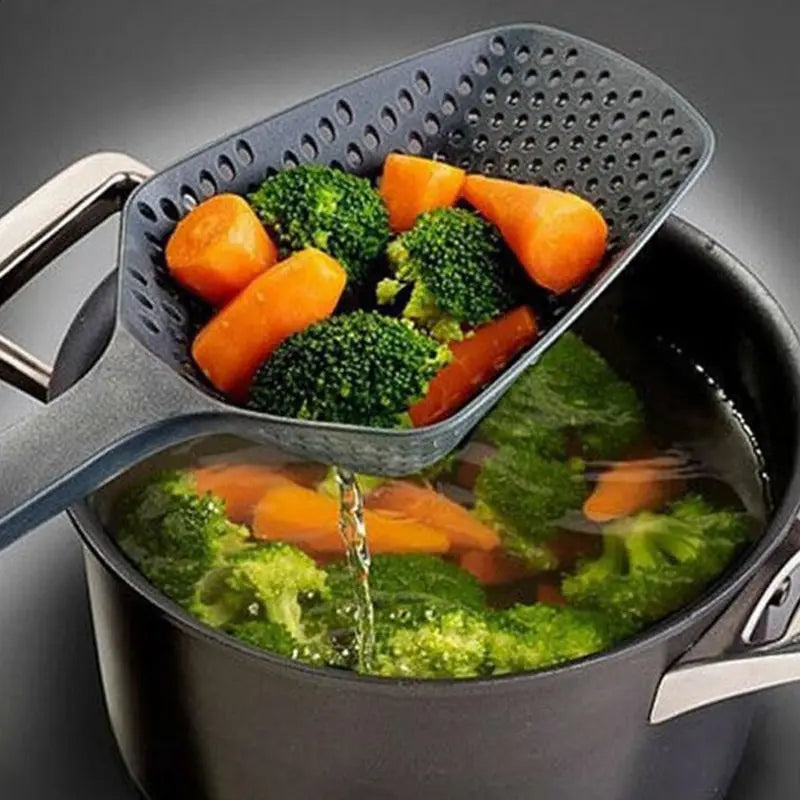 Large Funnel Strainer Spoon – The Ultimate Kitchen Tool! - Home Chef Hub