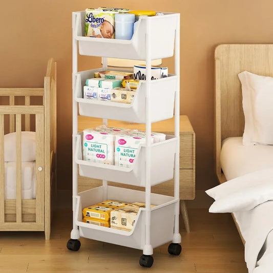 Multifunctional Mobile Storage Rack – Organize Your Space! - Home Chef Hub