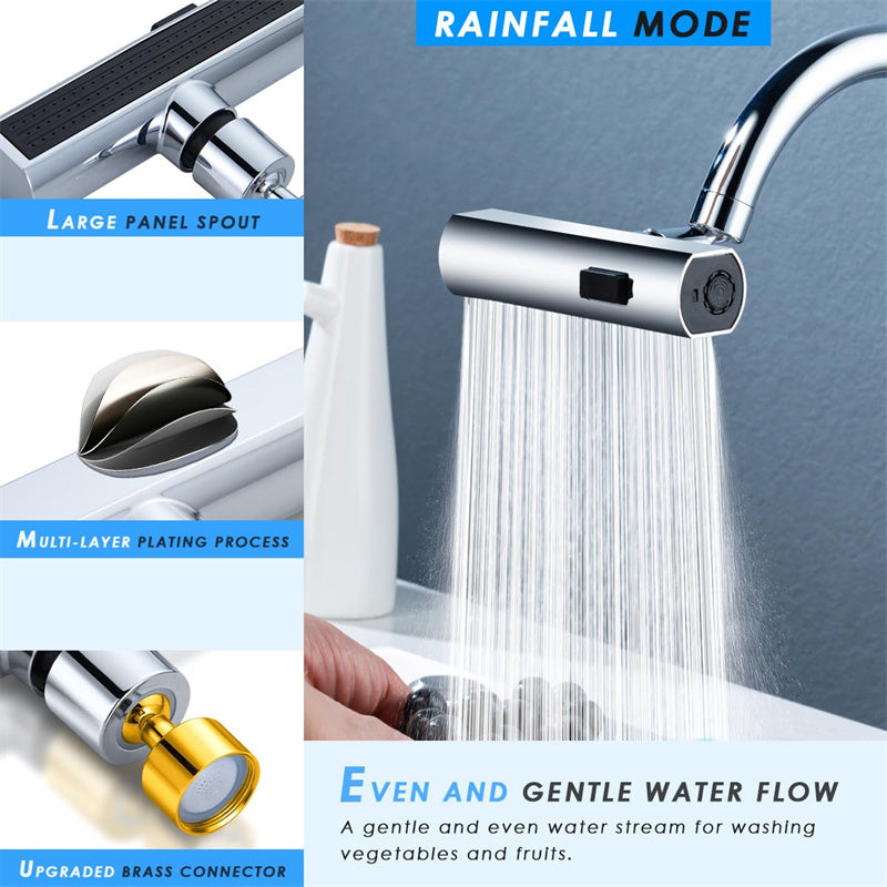 Premium 3-in-1 Kitchen Faucet – Durable, Versatile & Easy to Install - Home Chef Hub